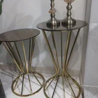 میزکنارسالنی دوعدد بزرگ کوچک جای شمدونی هدیه