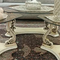 جلو مبلی و میز عسلی چوب