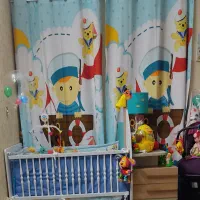 سرویس روتختی نوزادی و پرده اتاق کودک اسپرت