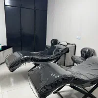 فروش کل دکور سالن زیبایی میز صندلی پاف|آرایشگاه و سالن‌های زیبایی|شیراز, فرهنگ شهر|دیوار