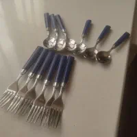 ۱۲ عدد قاشق و ۱۲ عدد چنگال