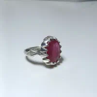 انگشتر نقره یاقوت سرخ آفریقا طبیعی|جواهرات|تهران, امام زاده حسن|دیوار
