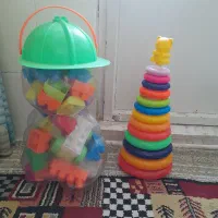 اسباب بازی حلقه رنگی با خانه سازی