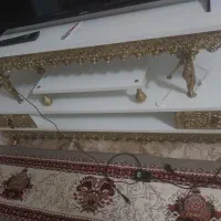 ست برنز درحد نو|بوفه، ویترین، کنسول|بوئین زهرا, |دیوار