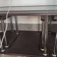 مبل۷نفره باعسلی.میز تلویزیون وکنسول قاشق درحدنو|مبلمان خانگی و میز عسلی|بیرجند, |دیوار