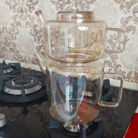 کتری قوری پیرکس برند شاهین ترکیه|قوری، کتری، قهوه‌ساز دستی|تهران, دریاچه شهدای خلیج فارس|دیوار
