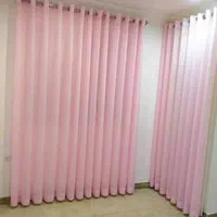 پرده آماده حریر ساده ترک elegant پانچی و پیله