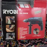 دریل ریوبی اصل ژاپنی قدیمی‌ صنعتی.دلرچکشی ریوبی آک