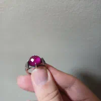 انگشتر یاقوت صورتی