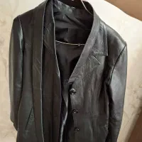 کت چرم طبیعی درجه ۱