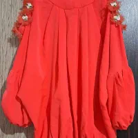 شومیز سر شونه گلدار