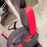 کمد آرایشگاه مردانه با دوتا صندلی در حد