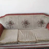 مبل ۷ نفره با اسکلت کاملا سالم|مبلمان خانگی و میز عسلی|تهران, جنتآباد شمالی|دیوار