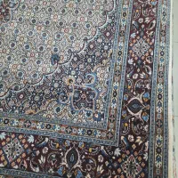 جفت فرش ۶متر ماهی کارکرده دستباف بیرجند گل ابریشم