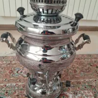 سماورگازی اپلون ترموکوبل دارهمراه باسینی و جام|سماور، چای‌ساز، قهوه‌ساز|شاهین‌شهر, مسکن مهر|دیوار