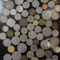 75 عدد سکه خارجی قدیمی