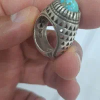 انگشتر نقره دستساز فیروزه