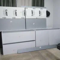 کابینت  سفید طوسی هایگلاس /استفاده نشده(دست دوم)|مصالح و تجهیزات ساختمان|شیراز, زرهی|دیوار