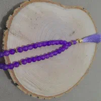 تسبیح کوچک بنفش رنگ