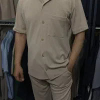 ست بلوز شلوار یقه انگلیسی مراکشی