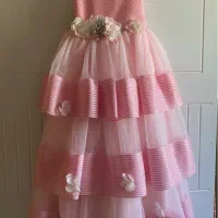 لباس پرنسسی ژپون دار|کفش و لباس بچه|شیراز, تاچارا|دیوار