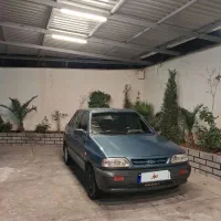 پراید مدل 86 رنگ آبی اطلسی سرحال و کم هزینه