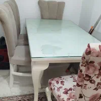 میز ناهار خوری ۶ نفره|میز و صندلی غذاخوری|کیش, |دیوار