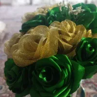 سبز و طلایی|گل مصنوعی|بندرعباس, |دیوار