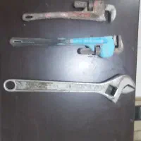 آچار فرانسه سایز ۲۴ و آچار شلاقی سایز ۲۴