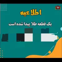 یک قطعه طلا پیدا شده