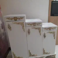 جاکفشی چوبی  سفید در حد نو