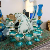 هفت سین سفالی سالم وتمیز و نو