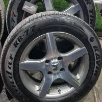 رینگ ولاستیک سایز ۱۵ پنج پر ایتالیایی کروم|قطعات یدکی و لوازم جانبی|فولادشهر, مسکن مهر فولادشهر|دیوار