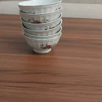 مجموعه ظروف گل‌سرخی (با قدمت پهلوی)|ظروف سرو و پذیرایی|شیراز, نشاط|دیوار