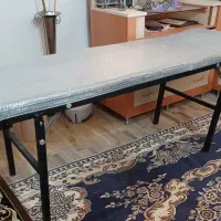 تخت اپیلاسیون ، و معاینه بیمار (با پایه های تاشو)