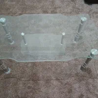 میز وسط شیشه ای