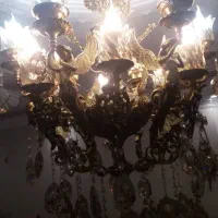 لوستر برنز 12 شعله و 6 فرشته|لوستر و چراغ آویز|تهران, افسریه شمالی|دیوار