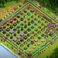 اکانت کلش تزیینات زیاد تقریباً فول مکس