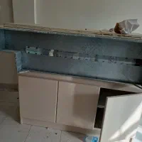 کابینت بدنه فلزی کارکرده با درب چوبی|مصالح و تجهیزات ساختمان|مشهد, رضاشهر|دیوار