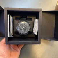 omega swatch snoopy black