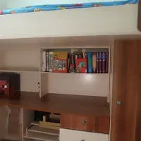 تخت خواب زیرکمد و میز کامپیوتر|تخت و سرویس خواب|اسلامشهر, مطهری|دیوار