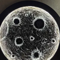 تابلو ماه سایز ۵۵|تابلو، نقاشی، عکس|تهران, امیریه|دیوار