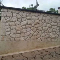 سنگ کاری مالون آبنما کف باربیکیو|خدمات پیشه و مهارت|اصفهان, باغ زیار|دیوار