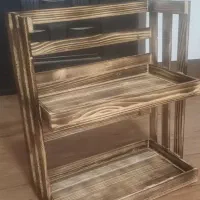 شلف و طبق و کافی بار|کتابخانه، شلف، قفسههای دیواری|رشت, شهرک احمد خمینی|دیوار