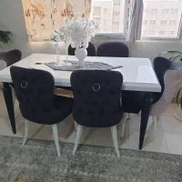 ست سرویس مبلمان 7 نفره و میز ناهار خوری 6 نفره|مبلمان خانگی و میز عسلی|بندرعباس, |دیوار