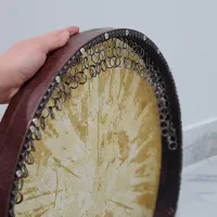 دف حبیبی مدل خورشیدی طرح پوست|سازهای سنتی|شاهرود, |دیوار