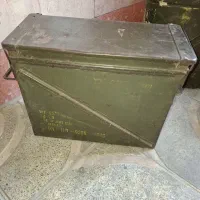 جعبه فلزی و چوبی قدیمی آمریکایی دکوری|مجسمه، تندیس، ماکت|تهران, بنیهاشم|دیوار