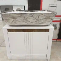 روکابینتی گوتینگ گارنت سفید نقره ای L114 مستطیل