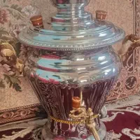 سماور طلایی دست