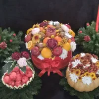 حکاکی میوه آرایی یلدا تخصصی عروس|خدمات پذیرایی، مراسم|رشت, دباغیان|دیوار